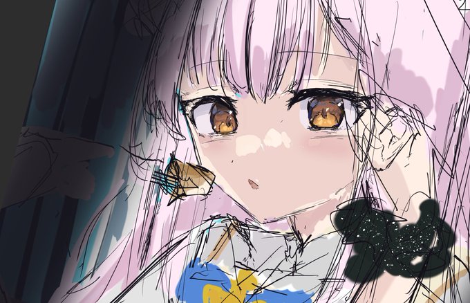 描き初め中のくそ雑ラフ 