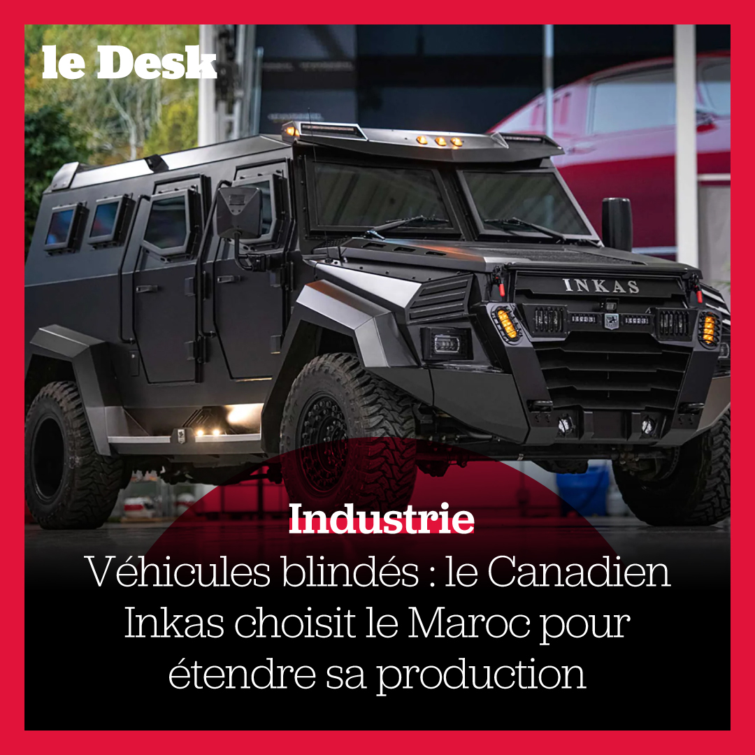 LeDesk_ma's tweet image. 🔴 - Véhicules blindés : le Canadien Inkas choisit le Maroc pour étendre sa production

Détails exclusifs sur LeDesk.ma : bit.ly/3WBuzxh

#Inkas #Maroc #LeDesk #Automobile #Militaire