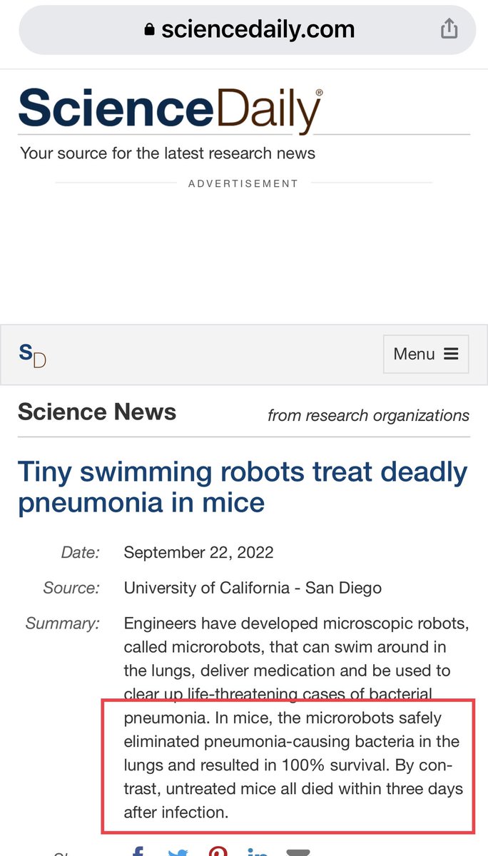 LionAdvocacy's tweet photo. Recently, scientists successfully &amp; safely tested microrobots on mice.

Normally, I would trust our political, medical, &amp; ethical leaders to deploy this technology responsibly.

Given the C19 response, I have my doubts, especially re: informed consent. 

https://t.co/AR6byrH2JF https://t.co/hsVCrBJwKz