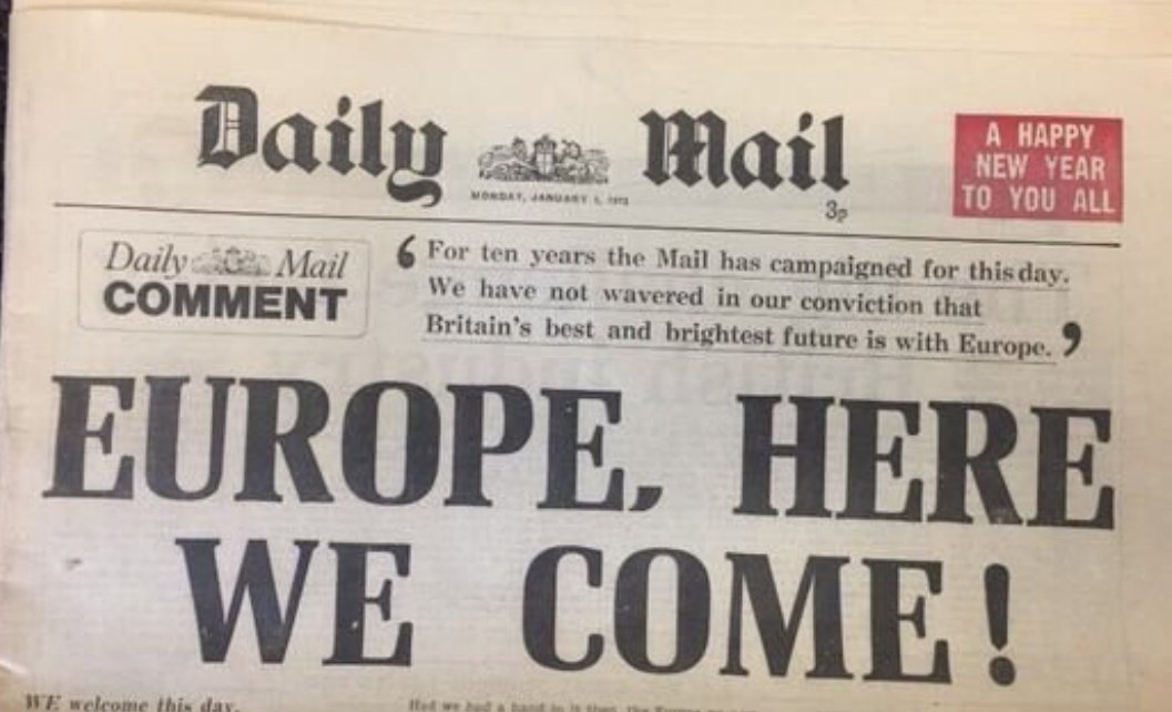 AlexTaylorNews's tweet image. Today, 50 yrs ago, after a decade knocking on the door, the UK finally entered the Common Market

The 2WW generation, who knew a thing or two about real patriotism, fought long and hard for that

What a shame they've been betrayed by a clique of unscrupulous, opportunistic spivs