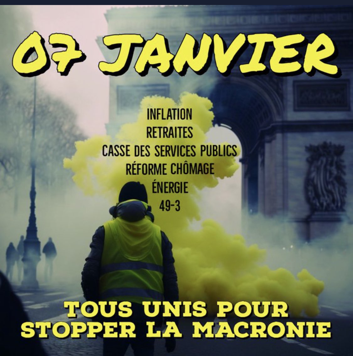 n'oubliez pas d'y participer 
#GiletsJaunes7janvier #BoycotteMacron