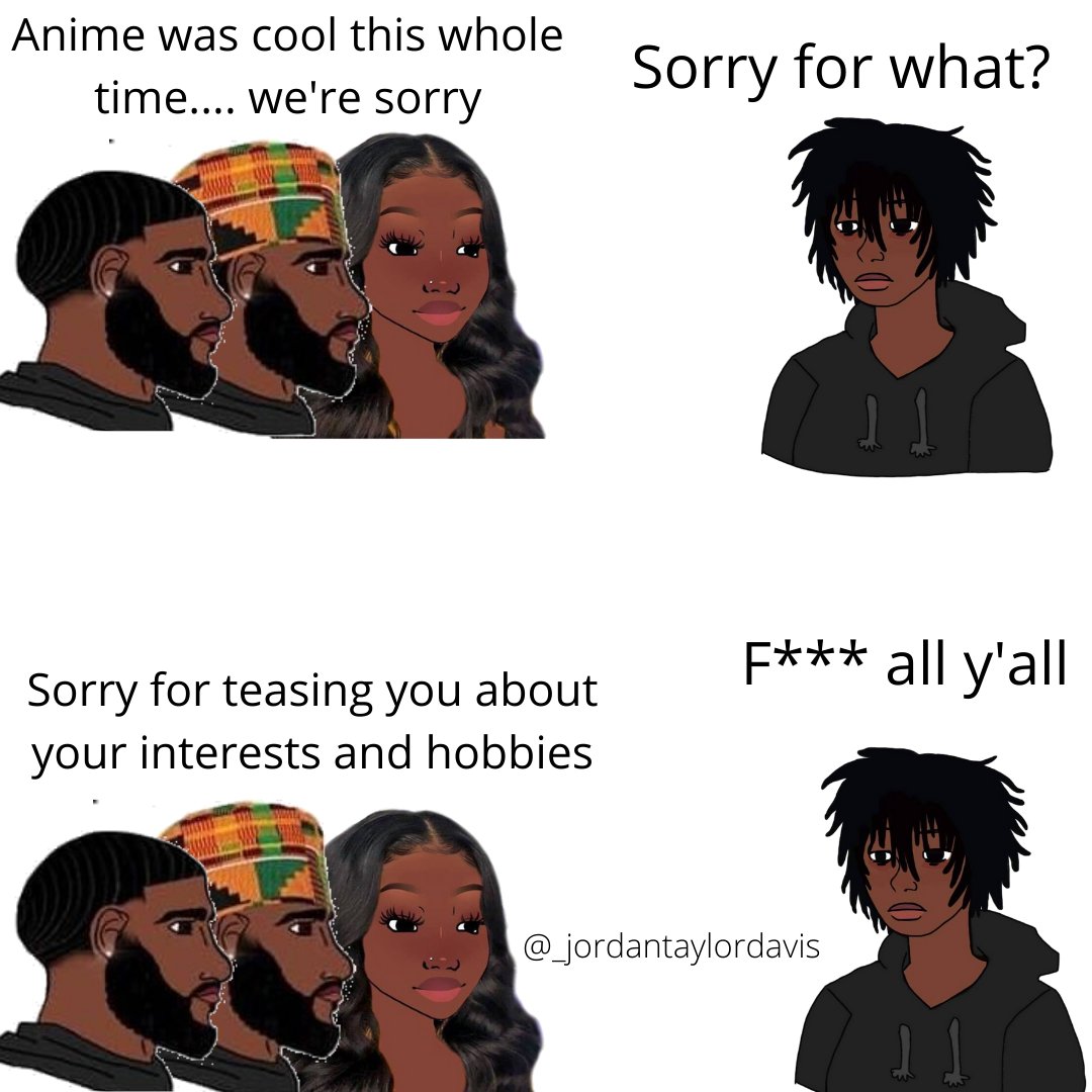 _JordanTaylorD's tweet photo. LoveBlerds  comics for yall 

Will start sharing the plot/story for season one this week.

I cover black nerd topics separately from the fantasy/romance/comedy series I'm creating

#blerd #loveblerds https://t.co/NyUiY0XFuG