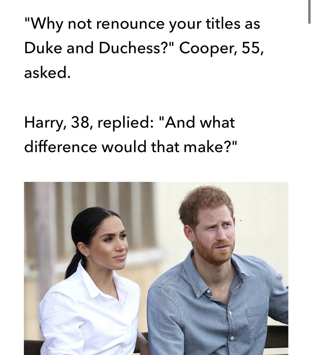 OverAllTheBS's tweet image. Disappointed but not surprised by all the follow up questions left unasked by @andersoncooper. “What difference would it make”… should have been followed up on. Not the 60minutes interview reporting I grew up watching. #SoftBallInterview  #HarryTheInterview #Spare