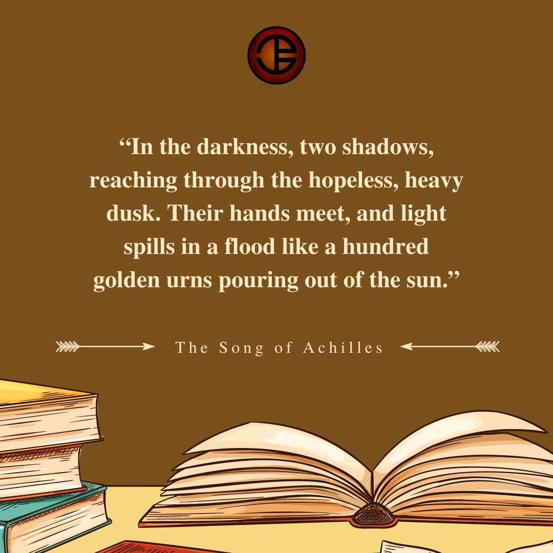 PsyningTG's tweet photo. [ 009 - Psyning Daily ] 

"In the darkness, two shadows, reaching through the hopeless, heavy dusk. Their hands meet, and light spills in a flood like a hundred golden urns pouring out of the sun."

- The Song of Achilles https://t.co/xnRveqvgfz