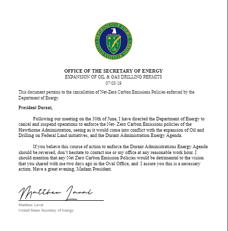 Department of Energy tweet media