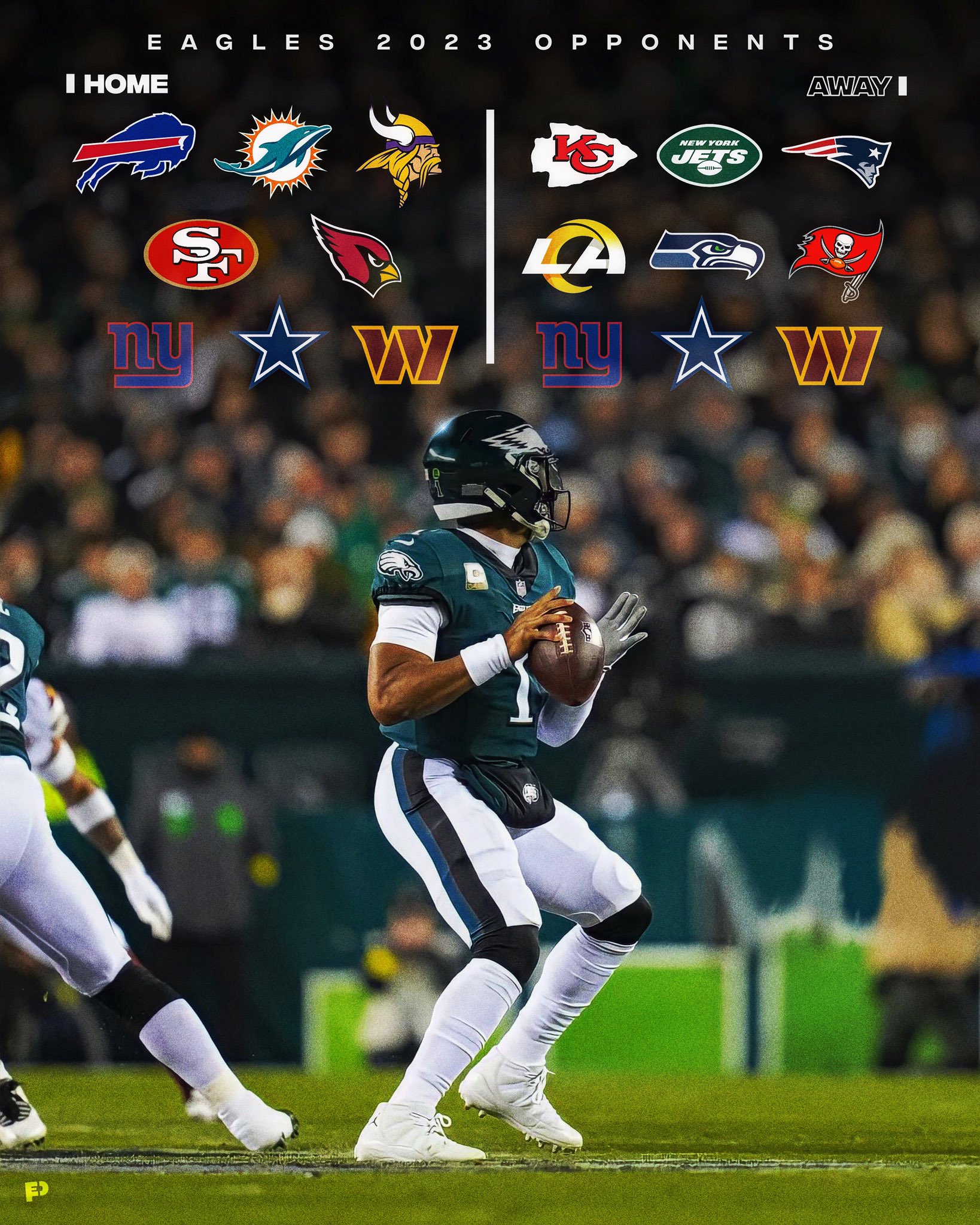 philadelphia eagles 2023 opponents