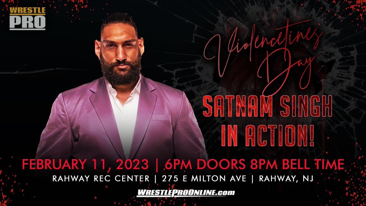 WrestlePro's tweet image. 🎟️FRONT ROW SOLD OUT🎟️

Get your tickets now for our return to Rahway on 2/11 for Violencetine’s Day!! 💔💔💔 

➡️➡️ WrestlePro.EventBrite.com