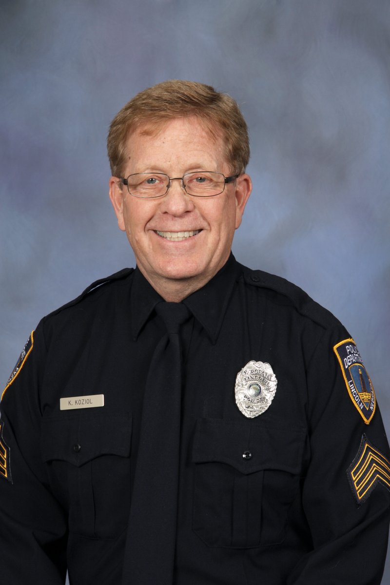 Lincoln_Police's tweet photo. Sgt Kenny “The Godfather of the Criminal Investigations Unit” Koziol has retired after 45 years of dedicated service!  Koziol was a consummate professional, a leader who treated all with dignity &amp; respect.  He answered the call 24-7-365 and did it with a smile! Congrats, Kenny! https://t.co/gFw5oCL8b7