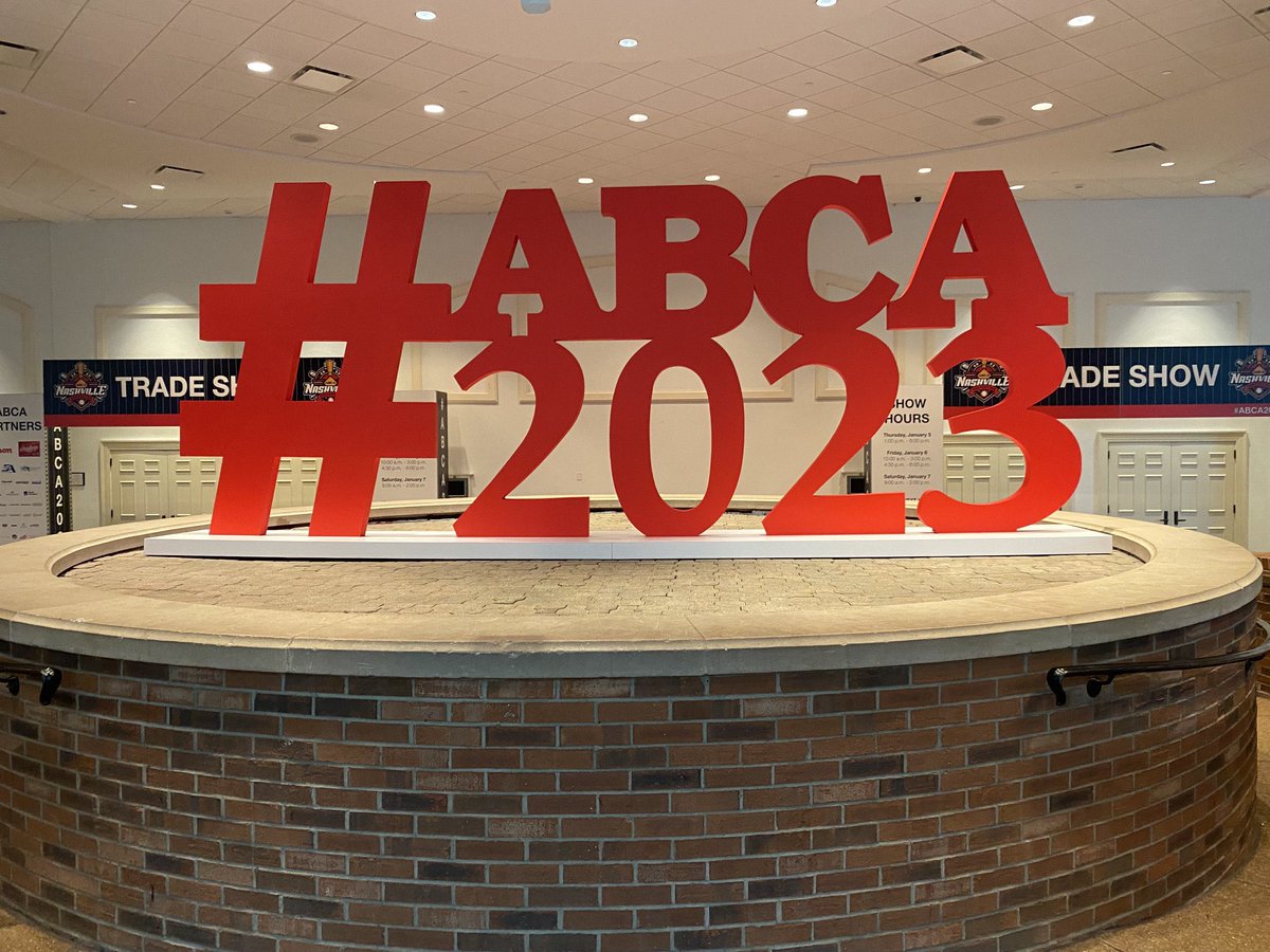 First #ABCA convention in the books. Awesome experience in Nashville!