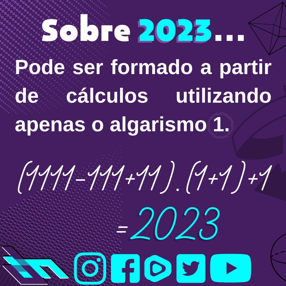 discipulosmat's tweet photo. Curiosidades...

#Curiosidade #Número #2023 #Numero2023 #Numero #Número2023 #Curiosity #Number #Number2023 #Numeros #Números #Algarismo #Algarismos #Algarismo1 #Algarismos1 #DiscipulosDaMatematica #Discipulos #Matemática #Matematica #Discípulos #DiscípulosDaMatemática https://t.co/uJOyWcchw9