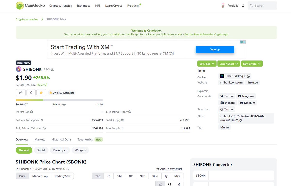 Chn12Lam's tweet photo. @SHIBONKSOL @coingecko C2aULZW5oBrtuq2aDvkVXJR82g5N21WjY1oGvh2nWe1i https://t.co/P8wemXS6zf