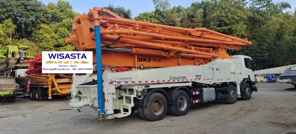 Two units high quality stock for sale:
Cifa pump 52M with Benz chassis truck ;
Cifa pump 52M with Scania chassis truck:
More details please contact my WhatsApp or wechat:+86 15873124020