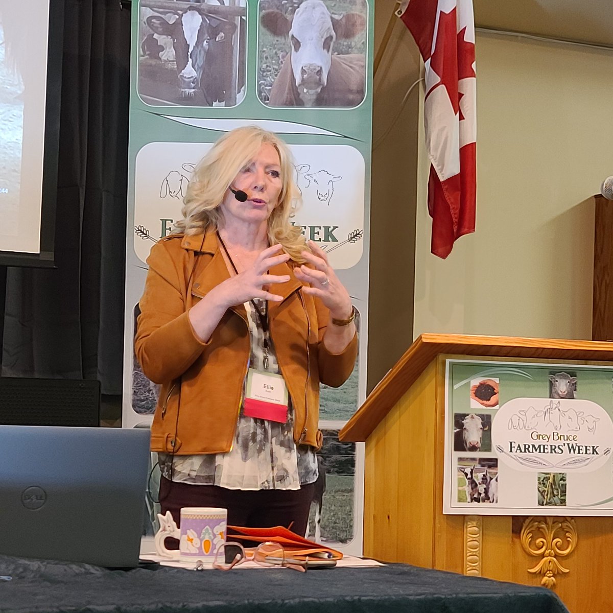 Ellie Ross of Circle 8 Ranch presentation'How to Use Positive Reinforcement in Training Programs to Overcome Fears' Day 5 Horse Day
#GBFW23 #Horse #Equine #AgConference #OntarioFarmer 
#OntAg #FarmConference