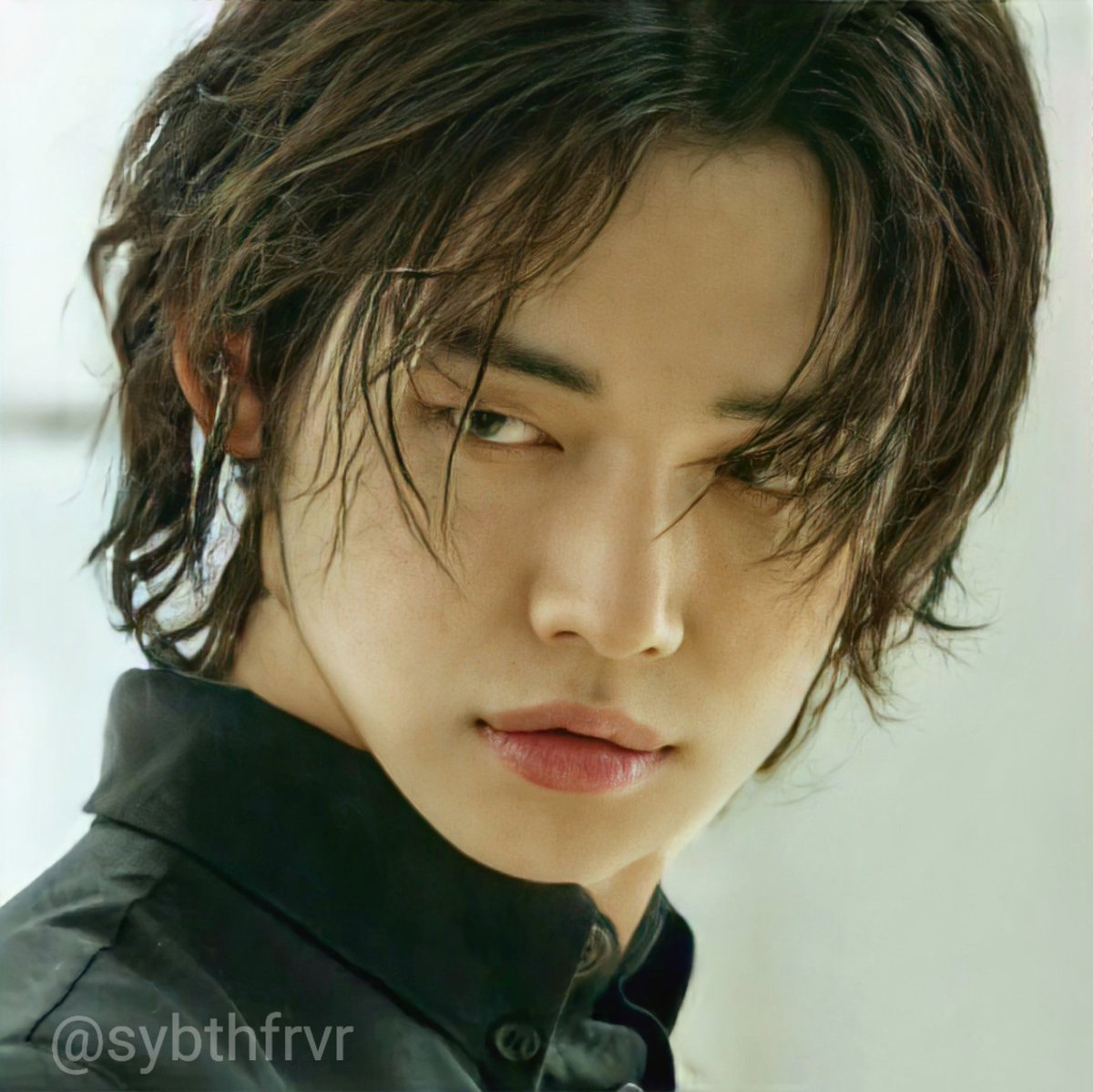 sybthfrvr's tweet photo. no but this long haired yeonjun edit that beomgyu's saw on weverse is literally happening right now 😭😭 https://t.co/YreE4C7BEw