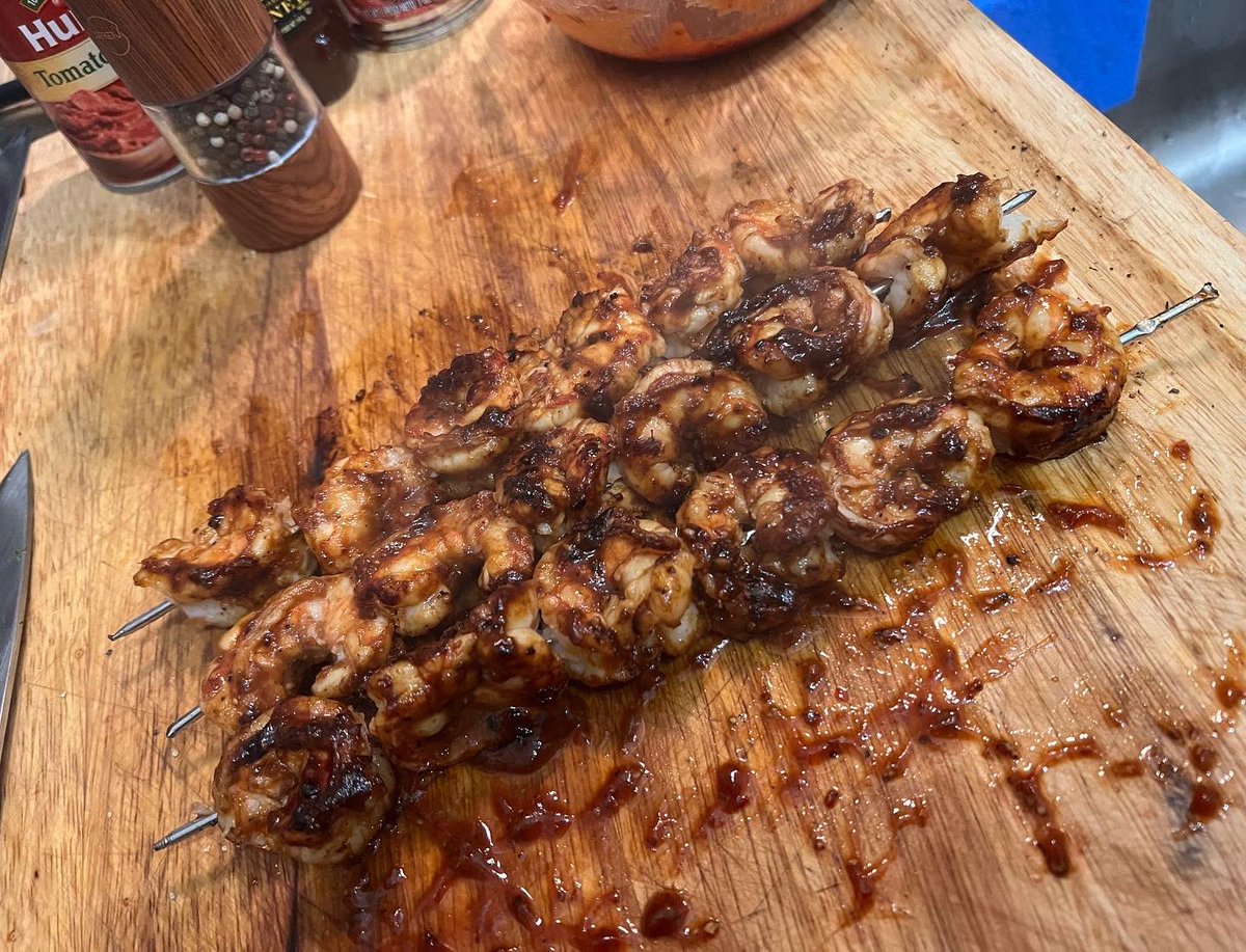 AllAmerican on Twitter "Honey Chipotle Argentinian Shrimp and Cajun Rice"