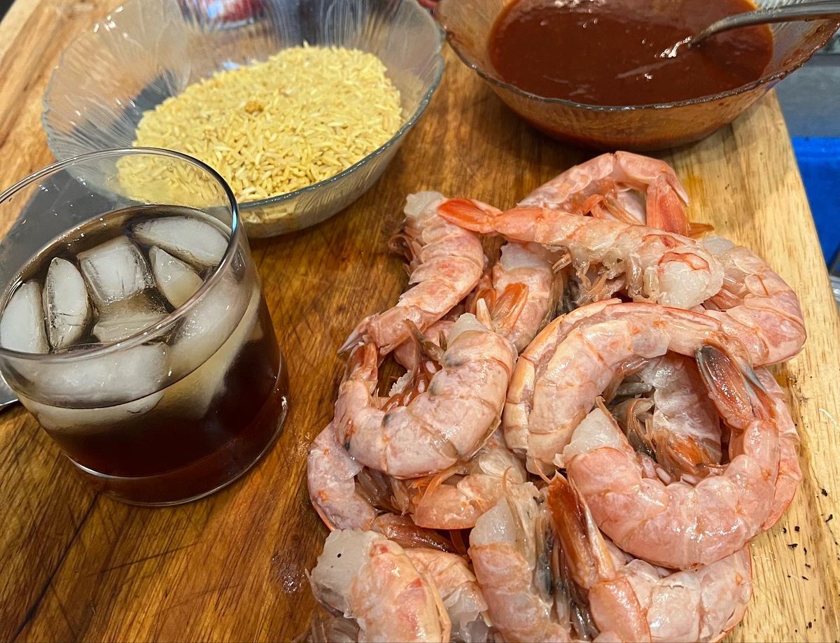 AllAmerican on Twitter "Honey Chipotle Argentinian Shrimp and Cajun Rice"