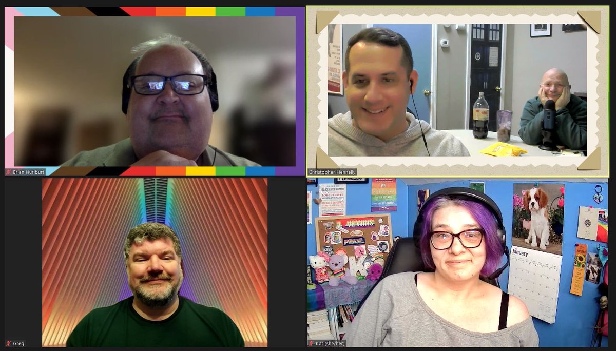 Join us now on year 7 <a href="/Rainbow_Roc/">RainBowRoc</a> on <a href="/wayoradio/">WAYO 104.3 FM</a> . Brian, <a href="/mlill002/">Michael Lill</a>  <a href="/RealChatWithKat/">Kat Sweeney MCLC | ADHD Affirming Life Coach 🌻</a>, Greg and me. Music/Politics/News/LGBTQ/opinion &amp; Democracy in the here and in the now. 1-3 Monday. Also on <a href="/tunein/">TuneIn</a> or stream on wayofm.org or over the air 104.3 FM