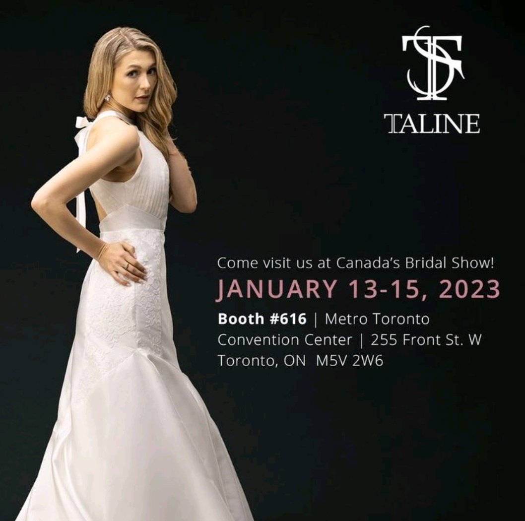Talinedesigns's tweet photo. .Countdown is on!! Come and see us next weekend at Canada's bridal show. We are so excited to be back live and in person 🥳 https://t.co/k7E0yhGb0l