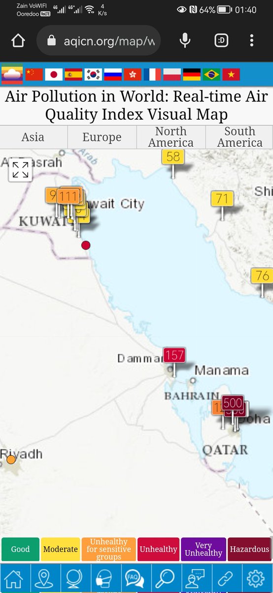 ahmad27632701's tweet photo. #قطر 
تحذير خطير
يوجد تلوث جوي في قطر حاليا
التلوث عباره عن جسيمات دقيقه بالهواء و هي ملوثات  مسرطنة لا ترى بالعين المجرده و اصغر من الغبار  
لحد يطلع اللا للضروره القصوى
١- لبس الكمام بالاماكن المفتوحه 
٢- الاستحمام عند الوصول الى البيت
ملاحضه تلوث ⬆️ = PCR +⬆️ https://t.co/QU1aLBUJza