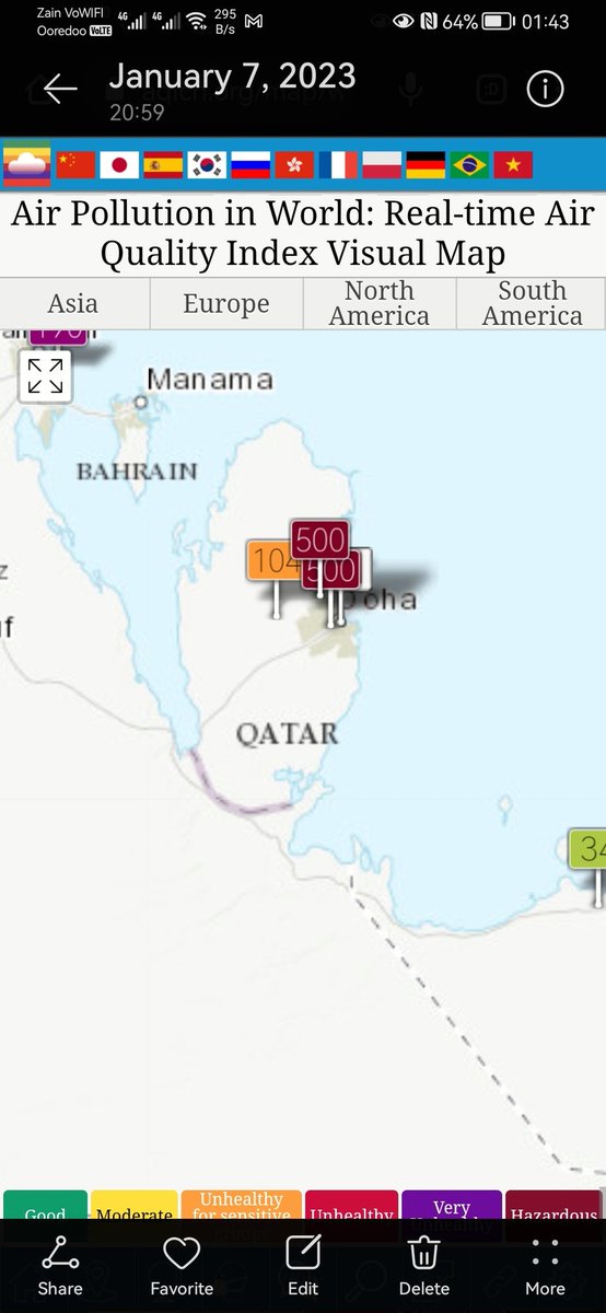 ahmad27632701's tweet photo. #قطر 
تحذير خطير
يوجد تلوث جوي في قطر حاليا
التلوث عباره عن جسيمات دقيقه بالهواء و هي ملوثات  مسرطنة لا ترى بالعين المجرده و اصغر من الغبار  
لحد يطلع اللا للضروره القصوى
١- لبس الكمام بالاماكن المفتوحه 
٢- الاستحمام عند الوصول الى البيت
ملاحضه تلوث ⬆️ = PCR +⬆️ https://t.co/QU1aLBUJza