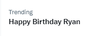 ryannashyang's tweet photo. I appreciate the early birthday wishes but it ain't until April. Thanks though https://t.co/eTt6yKsGpl