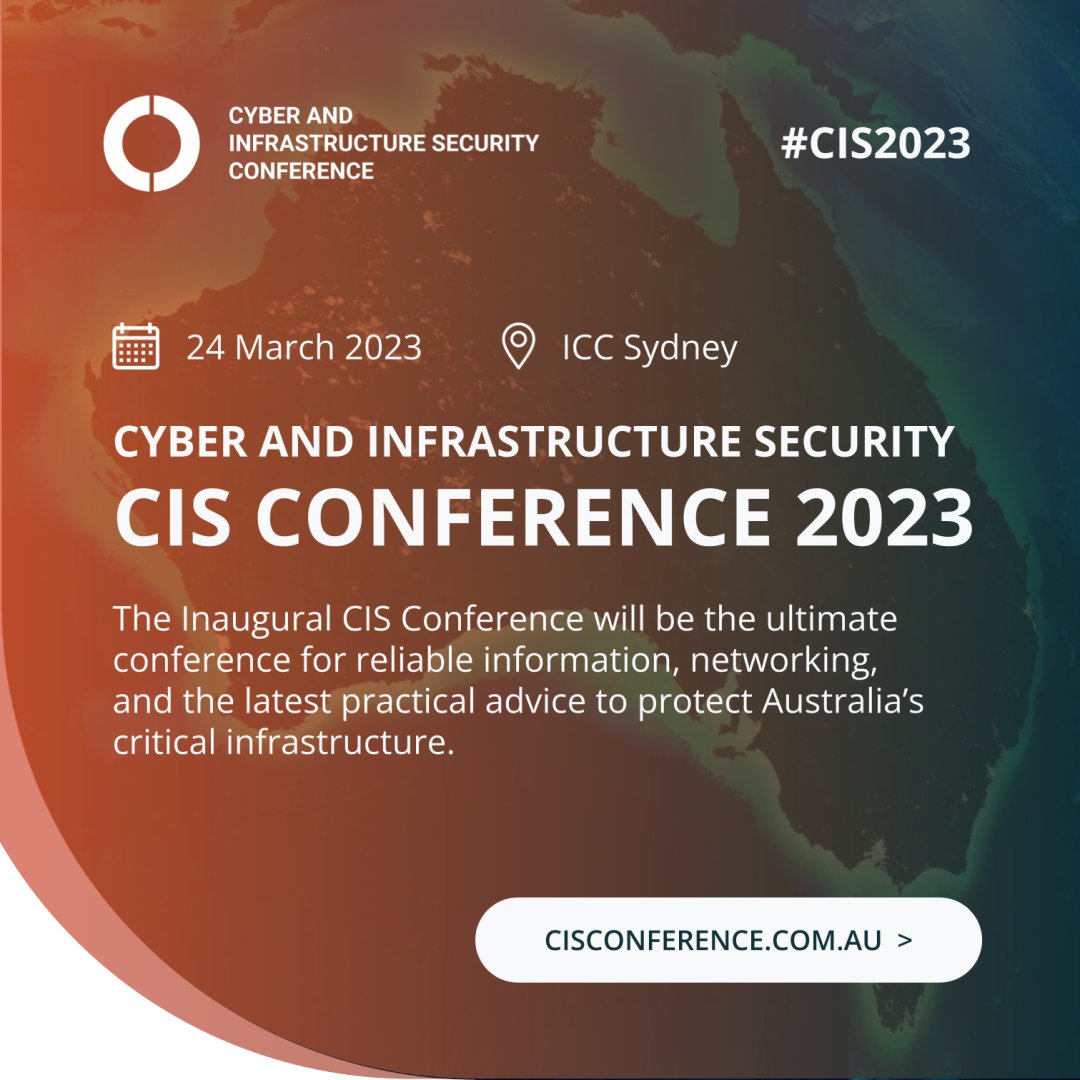 CISC_AU's tweet image. Let&apos;s make 2023 a great year for #criticalinfrastructuresecurity. There are so many ways to get involved – our public webinars resume in February, Cyber and Infrastructure Security Conference 2023 is in March, and we have plans for a podcast mini-series on trusted insider risk!