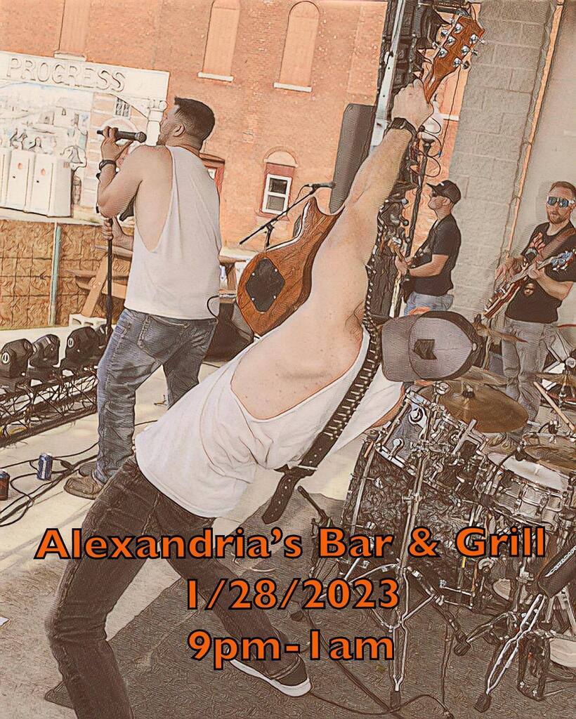 Redfeather_band's tweet photo. #RedfeatherTime to get 2023 started yall! We will be making our debut at @alexandriasfindlay   On January 28th! Band starts making noise at 9, don’t miss it! https://t.co/HcbYiiks6x https://t.co/IKLUnfga7j