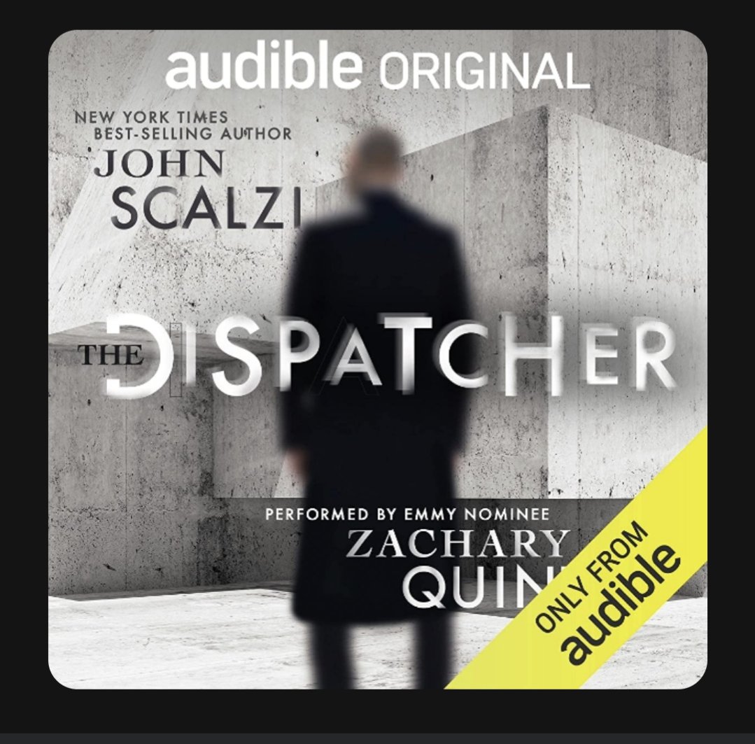 I actually really enjoyed listening to this! In The Dispatcher, Scalzi introduces a world in which, when people are murdered, they revive and live, meaning nobody can be murdered.  Really cool concept with a bunch of moral and ethical questions involved. #msjacksonreads