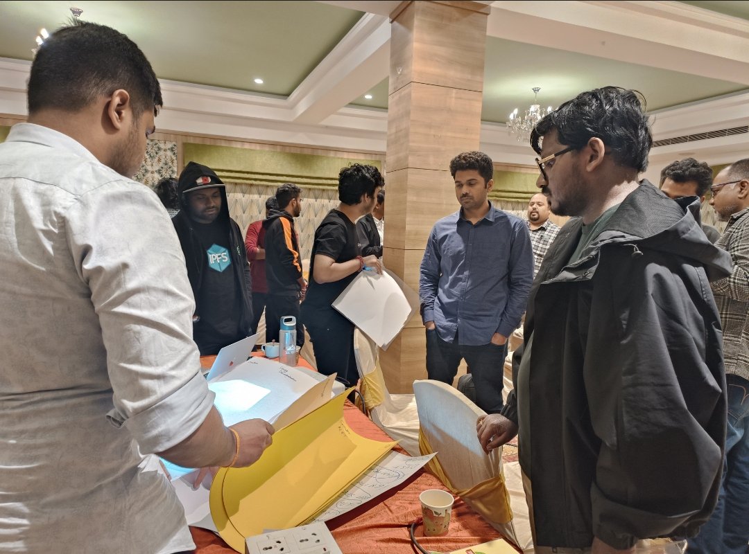 dojimanetwork's tweet photo. Dear Community ☀️ 

We're delighted to share pictures from the Techstar event that held in India 🇮🇳

➡️Dojima Network was a premium sponsor at the event &amp; also our co-founder was a member of the panel of judges.

Cheers 🥂 to everyone who made it a huge success.
 #techstars #ETH https://t.co/Bp1ry9yKhe