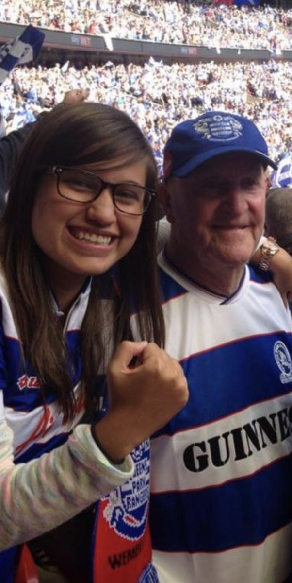 mdrowe's tweet photo. Not how I imagined starting 2023. QPR have lost its greatest ever fan &amp; servant in Brian Rowe this weekend. 15 years working for the club, ST holder since the War and till his stroke. A loyal believer in everything that came in blue &amp; white hoops - and my grandad no less 💙🤍 https://t.co/w8YzffzK8C