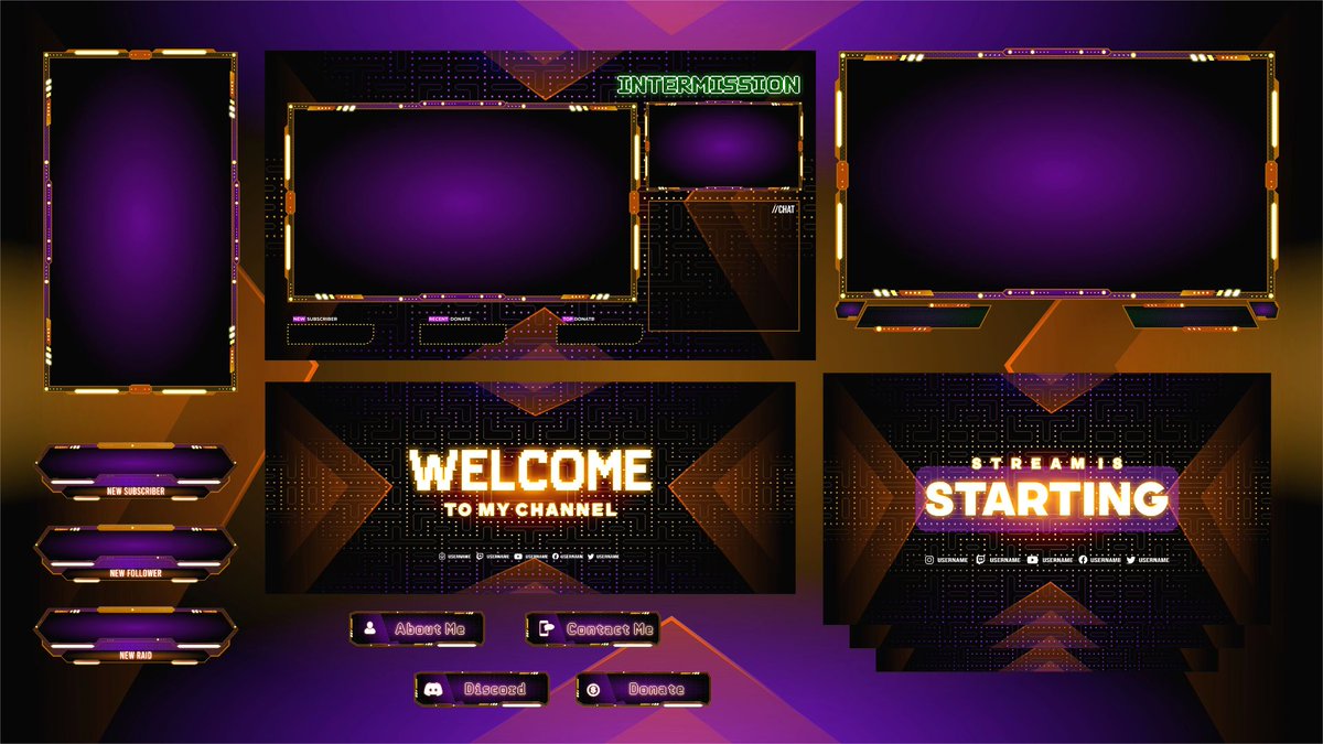 ✨Overlay art commission😍
✨Commission open ❤️
✨DM to get your's done now,slot's are open now~
✨#twitch #need #looking #artist #custom #logo #pfp #overlays #vtuber #smallstreamer #ENVtubers 
✨ #artwork  #Animation #artstyle #3D  #streamergirl 
✨#business #gammer
it is refere
