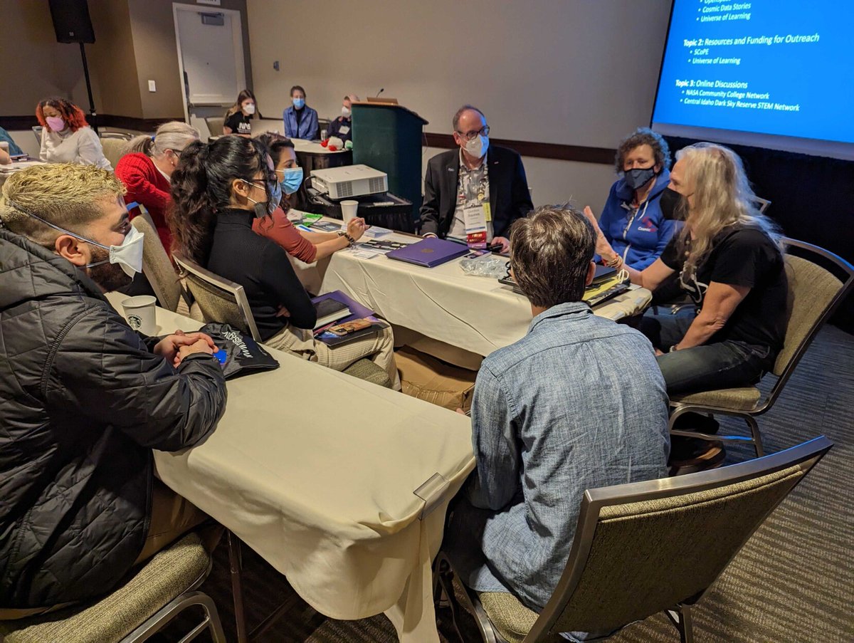 Had a blast running the Engage with NASA’s Science Activation ProgramTools for using NASA Astrophysicsin Informal STEM Learning this morning at #AAS241.

If you missed the workshop, slides, and other resources are available here:… astrodon.social/@kellylepo/109…