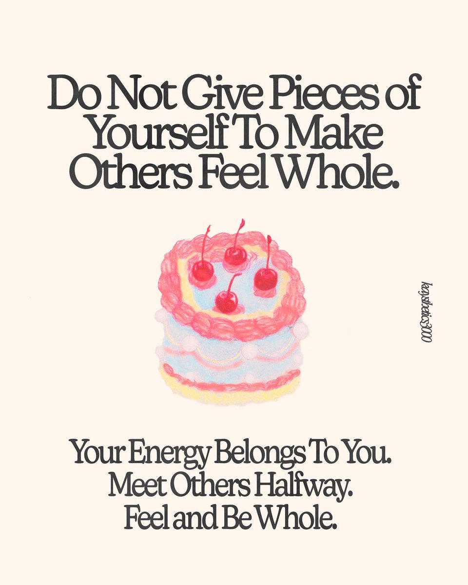 kaysthetics's tweet photo. it’s sunday ! drawn with my silly pencil crayons. little reminders to stay whole 🤍🥧🍰🧩 https://t.co/frT4re7RBT