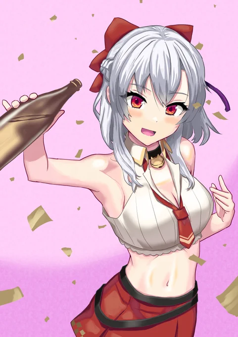 新衣装おめでとうございまーすって言うのはもうちょっと先ですね神様 #まつりアート 