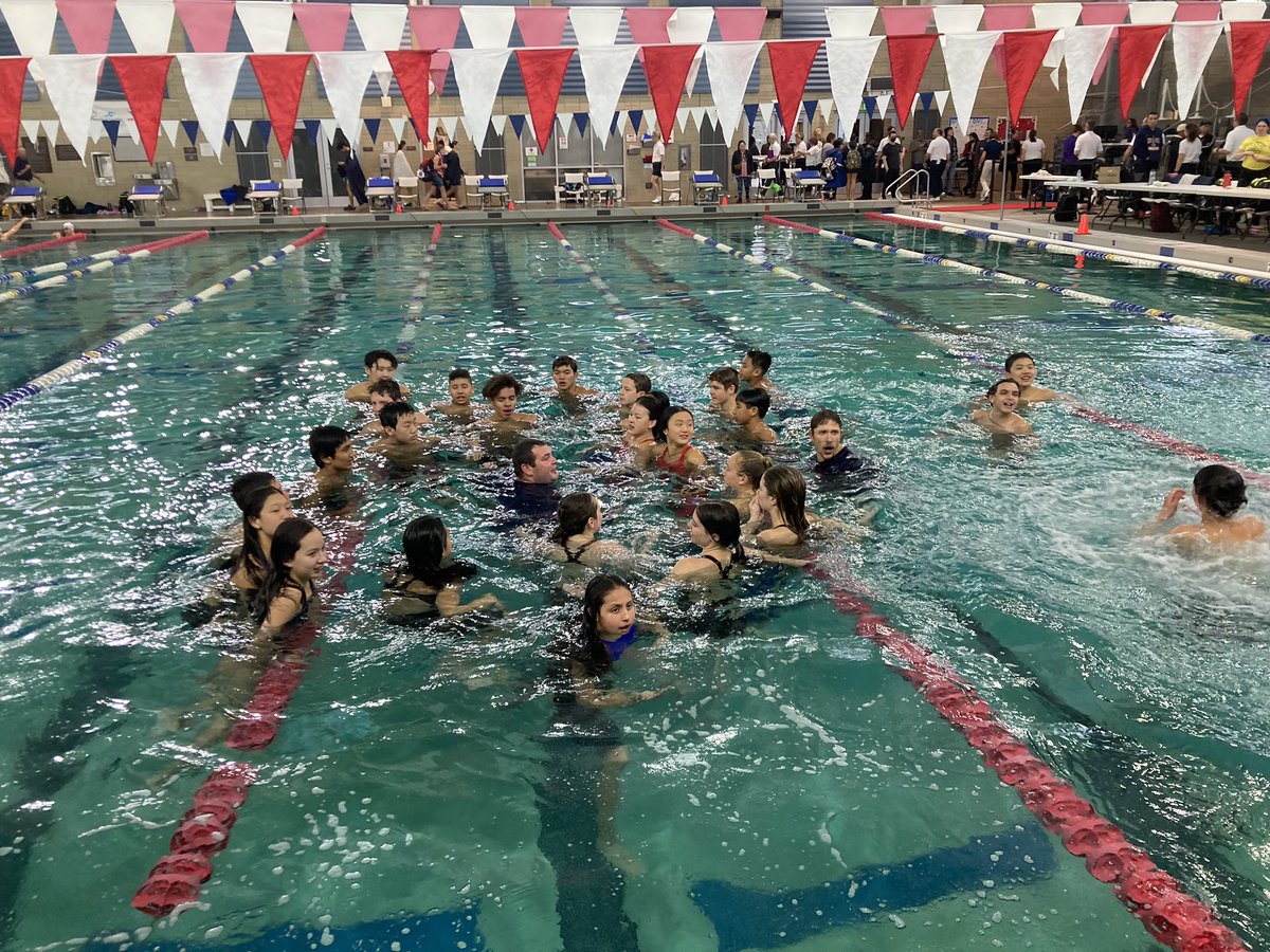 Pac_Swim's tweet image. PacSwim wins 2023 Pacific Coast All Star meet for the first time since 2009! The 13-14 boys broke all four meet relay records! Luka Mijatovic broke the meet record in the 200 FR, 500 FR, 400 IM and 200 IM and Tim Wu@broke the meet record in the 100 FLY👏 👏👏 WTG!