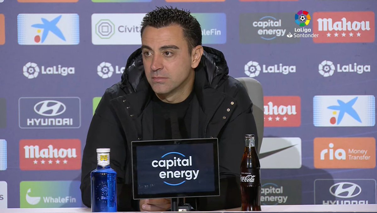 BarcaUniversal's tweet photo. Xavi: "Surely the signing of Christensen has been the less highlighted, but he has been extraordinary. I remember when people said that Real Madrid signed Chelsea's starting centre back and we signed the substitute." https://t.co/E2cx4YyAN6