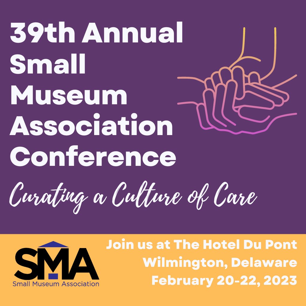 smallmuseums's tweet image. Registration for #SMA2023 is open! Prices increase 1/20/23. Register today! smallmuseum.org/conference-reg… #SmallMuseums