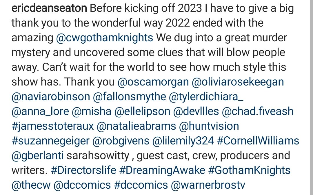 GothamKnightsUp's tweet photo. 🦇 Eric Dean Seaton about his experience directing #GothamKnights 1x09. And we got some new selfies with the cast and crew!
🔗 Eric's post + more photos: https://t.co/lmLS66hr06 https://t.co/41d2olAprA