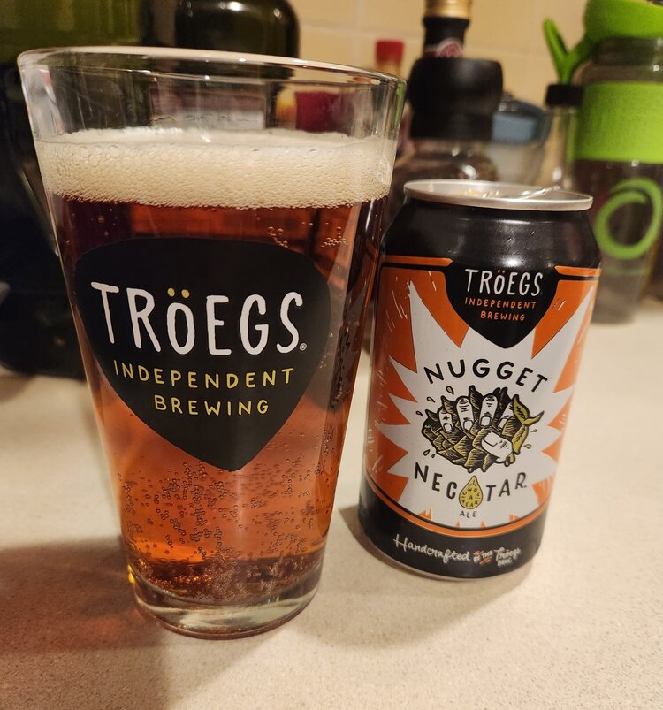 jeffkay's tweet image. First #NuggetNectar of the season! #troegs #troegsbrewing