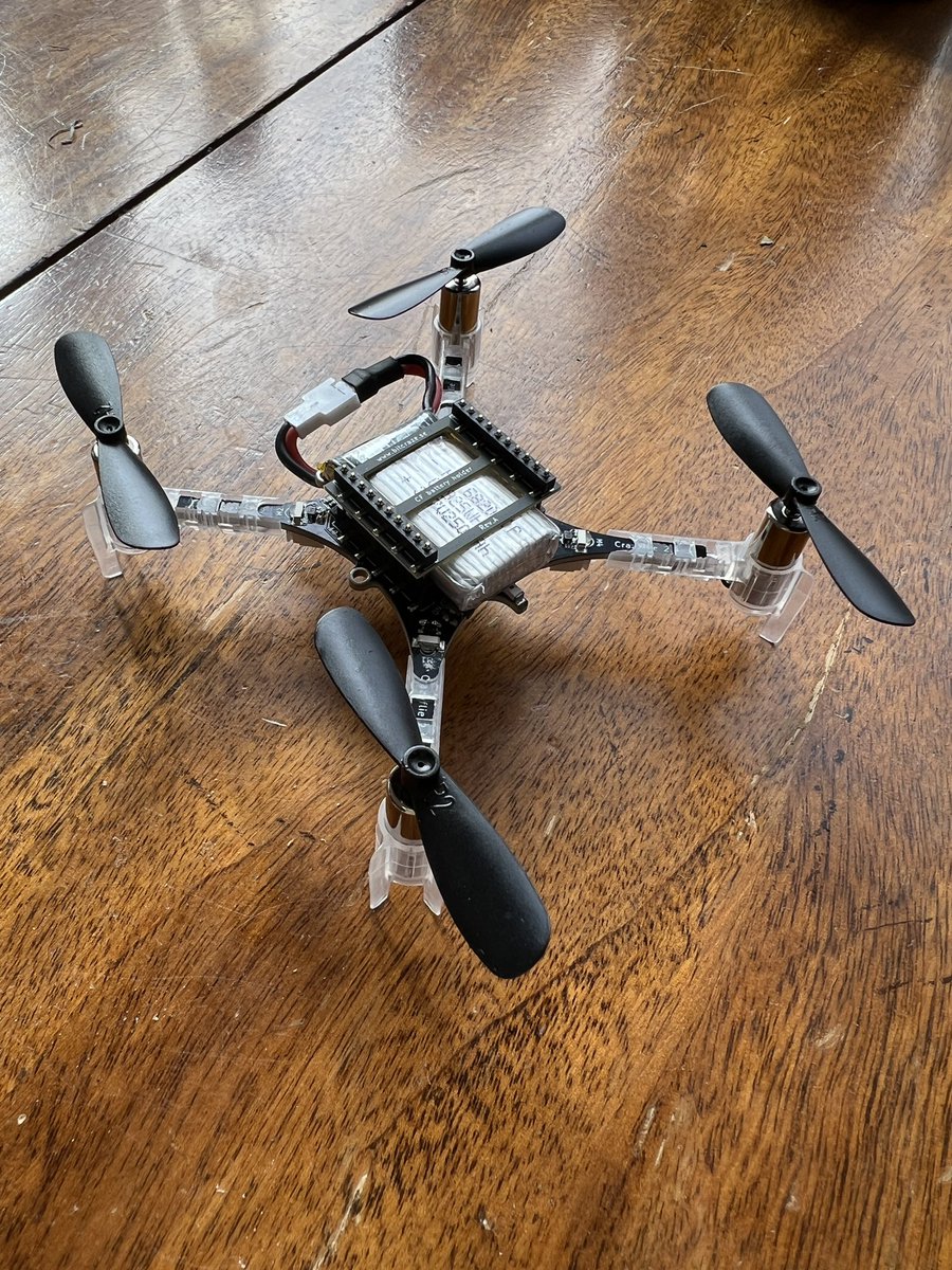 Geeky_Goggles's tweet photo. New @Bitcraze_se Crazyflie 2.1 mini #drone assembled! Canβt wait to fly!
#STEAM #STEM #CSandDF https://t.co/R5ld27wFcp