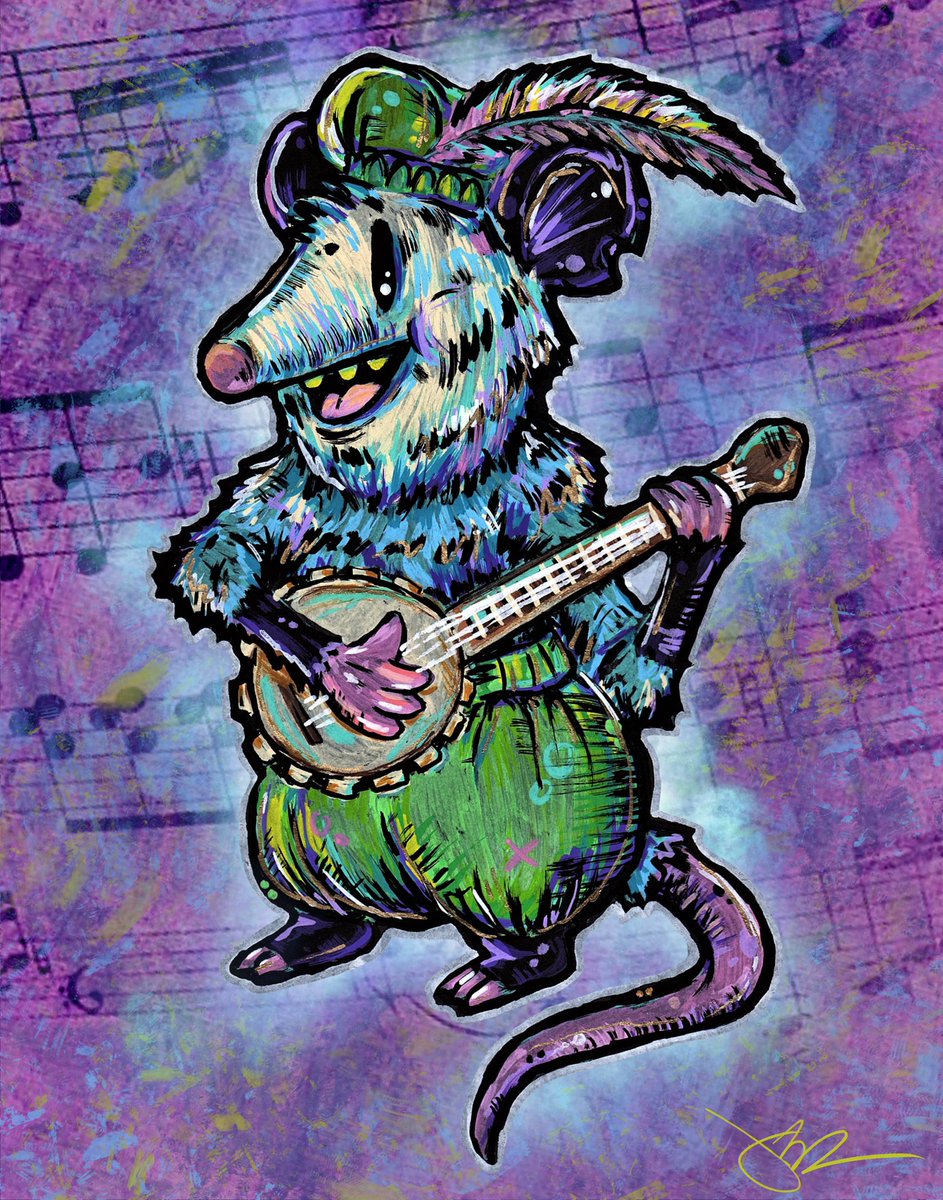 thisguydoesart's tweet photo. Roll to escape the banjo music
#heythisguydoesart #art #artist #geek #geekart #geeky #color #neonart #drawing #painting #artok #artistoftiktok #illustration #smallbusiness #artbusiness #artwork #illustration #picoftheday #sketch #cute #draw #artoftheday #opossum
#bard https://t.co/nWJrixmj6u
