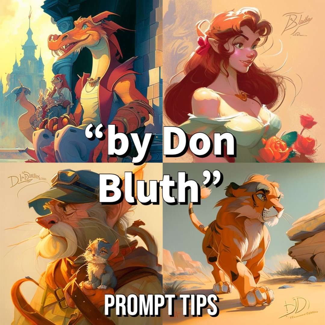 clioai's tweet image. Don Bluth is an American animator, film director, and producer who is best known for his work in the field of animation. Bluth has been a pioneer in the animation industry. 

#Animation #AnimatedFilms #ClassicAnimation #LandBeforeTime #midjourney  #ai #inspiration #art #clioai