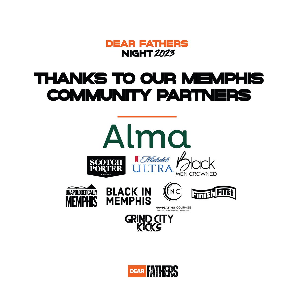 GrindCityKicks's tweet photo. We're extremely proud to announce that GCK is an official Community Partner for #DearFathersNight with @dear_fathers taking place at FedExForum Arena on Sunday, January 29th before the Grizzlies take on the Pacers for a pregame panel discussion on Fatherhood and Mental Health. https://t.co/3KqE9rT1dA