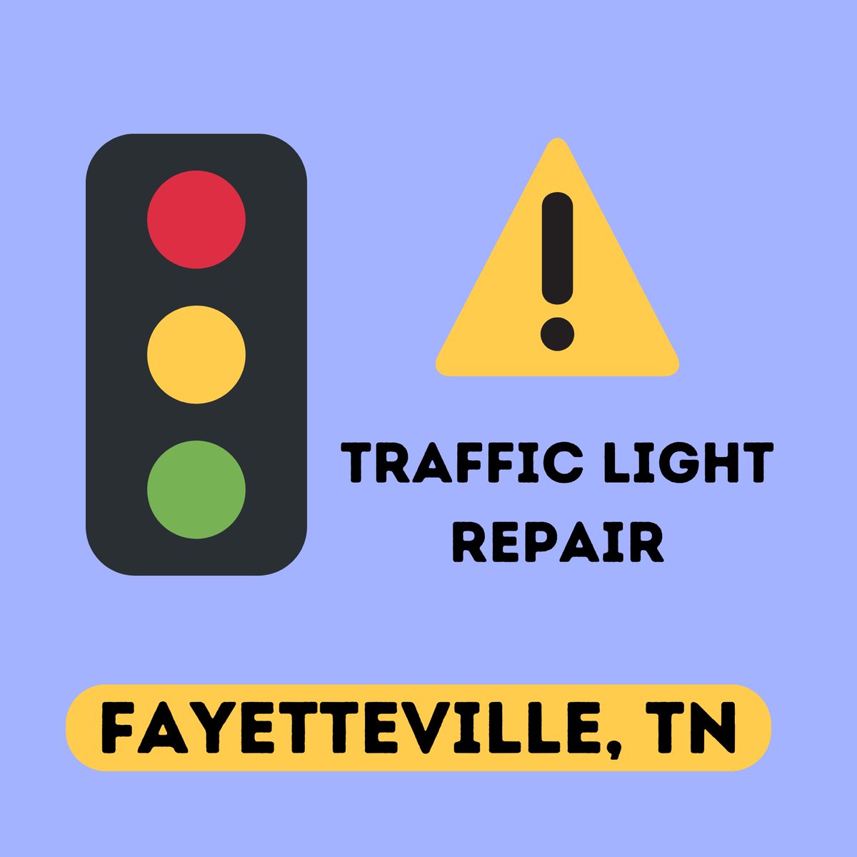 FPUTNOutages's tweet photo. *Notice of Scheduled Repair*
 
On Wednesday, January 11, at 9:00 a.m., Fayetteville Public Utilities will replace the traffic light control cabinet on Huntsville Hwy. at the intersection of LCHS and Sonic. https://t.co/iKLpe7lRWr