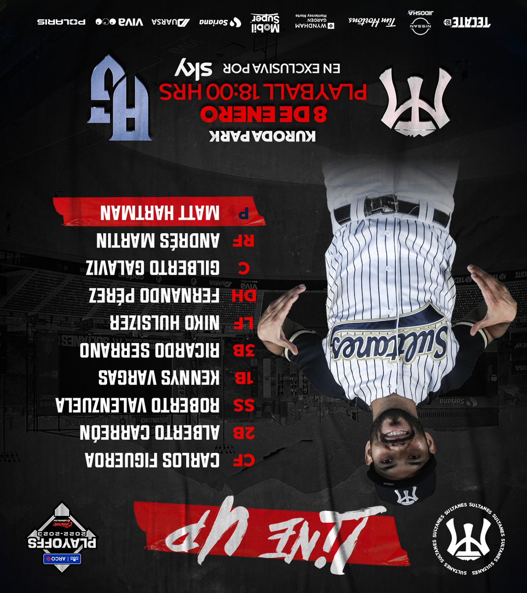 SultanesOficial's tweet photo. 📋 | 𝗟𝗜𝗡𝗘 𝗨𝗣 

¡CON EL CORAZÓN POR DELANTE, MUCHACHOS!

¡VAAAAAAAAAAAAAAAAAAAAAAAAAAAAAMOS, SULTANES!
#InviernoSalvaje https://t.co/qCjp6Pje7s