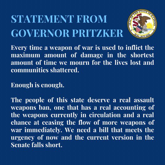Governor JB Pritzker (@govpritzker) on Twitter photo 