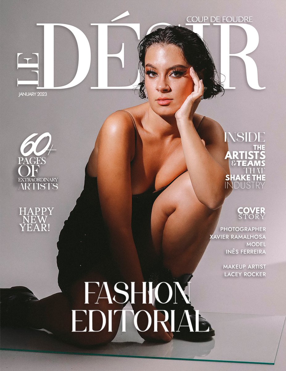 // primeira capa de revista minha 😭
