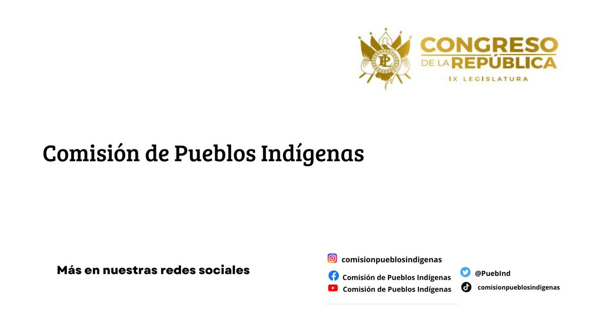 PuebInd's tweet photo. La #ComisiónDePueblosIndígenas del @CongresoGuate te saluda este lunes 9 de enero de 2023. https://t.co/xZDGlbVAb2