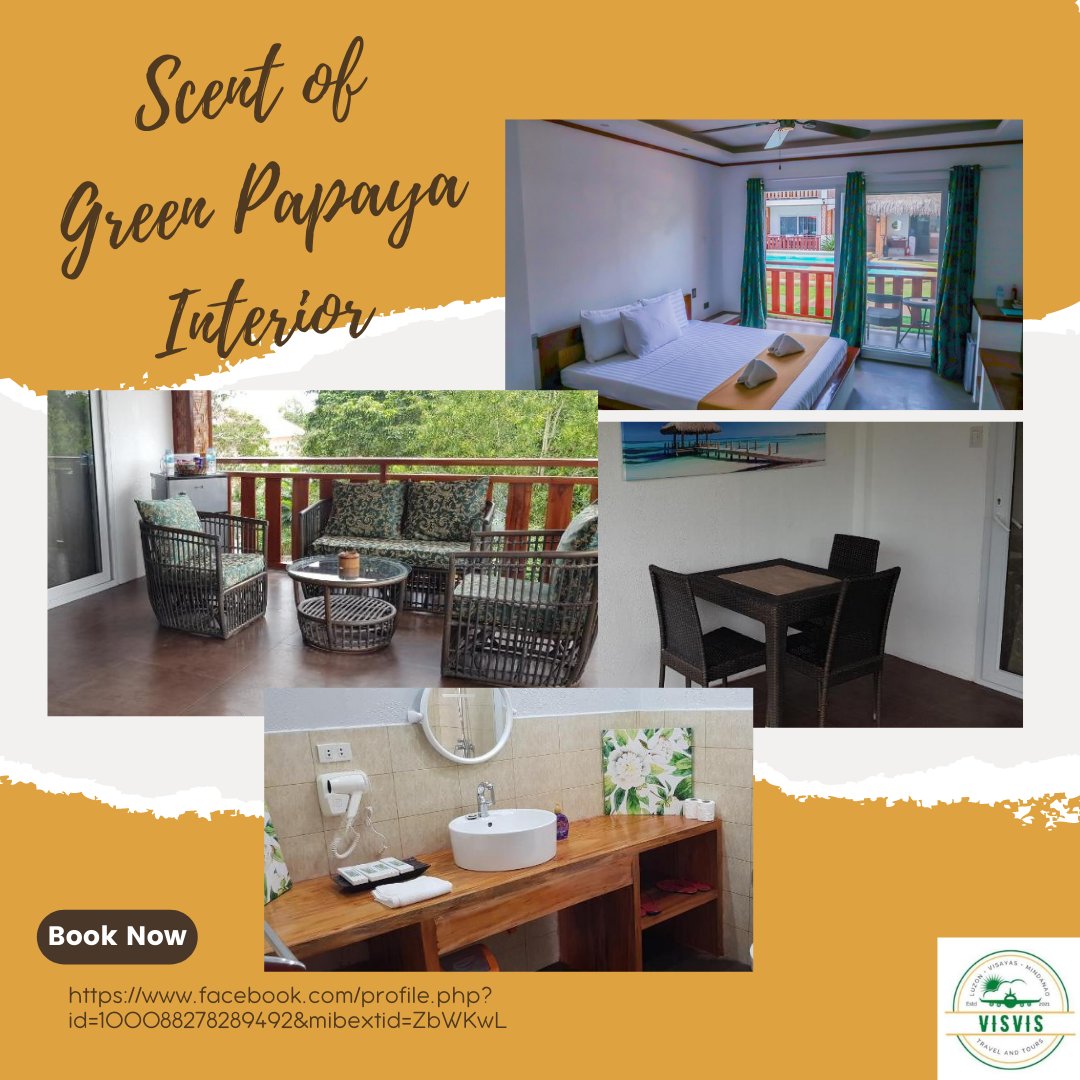 vvtravandtour's tweet photo. Make your perfect staycation at the Scent of Green Papaya Resort!🥰

For inquiries, visit us at: https://t.co/SPNeXcic7v

#BOHOL #ExploreBohol #Visvistravel #ExplorePhilippines #itsmorefuninthephilippines #DiscoverPhilippines #TravelGoals2023 #BookNow #ScentofGreenPapayaResort https://t.co/aug0D7pp0y