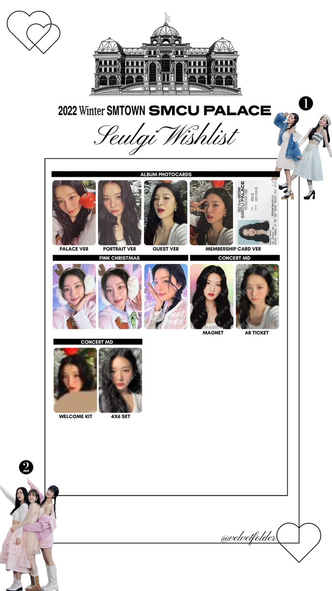 Red Velvet(レッドベルベット・レドベル) SMCU INVITATION BADGE SET